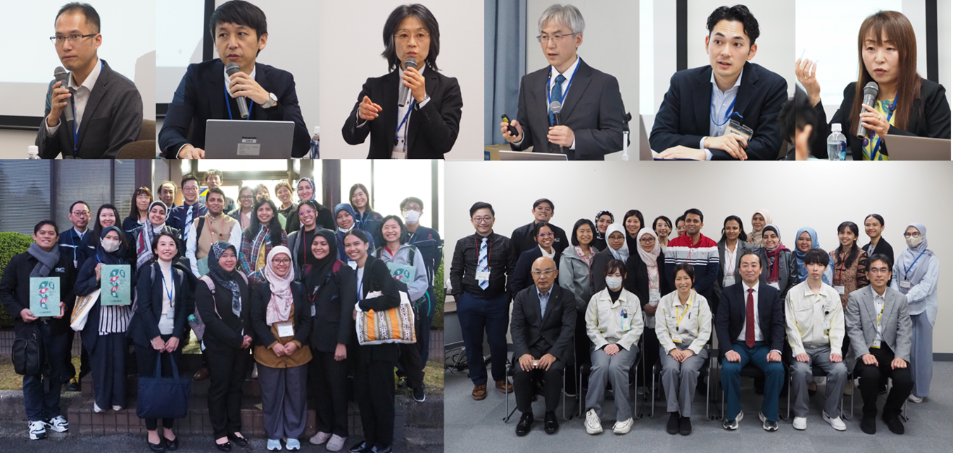 photo of the lecturers and the site tours