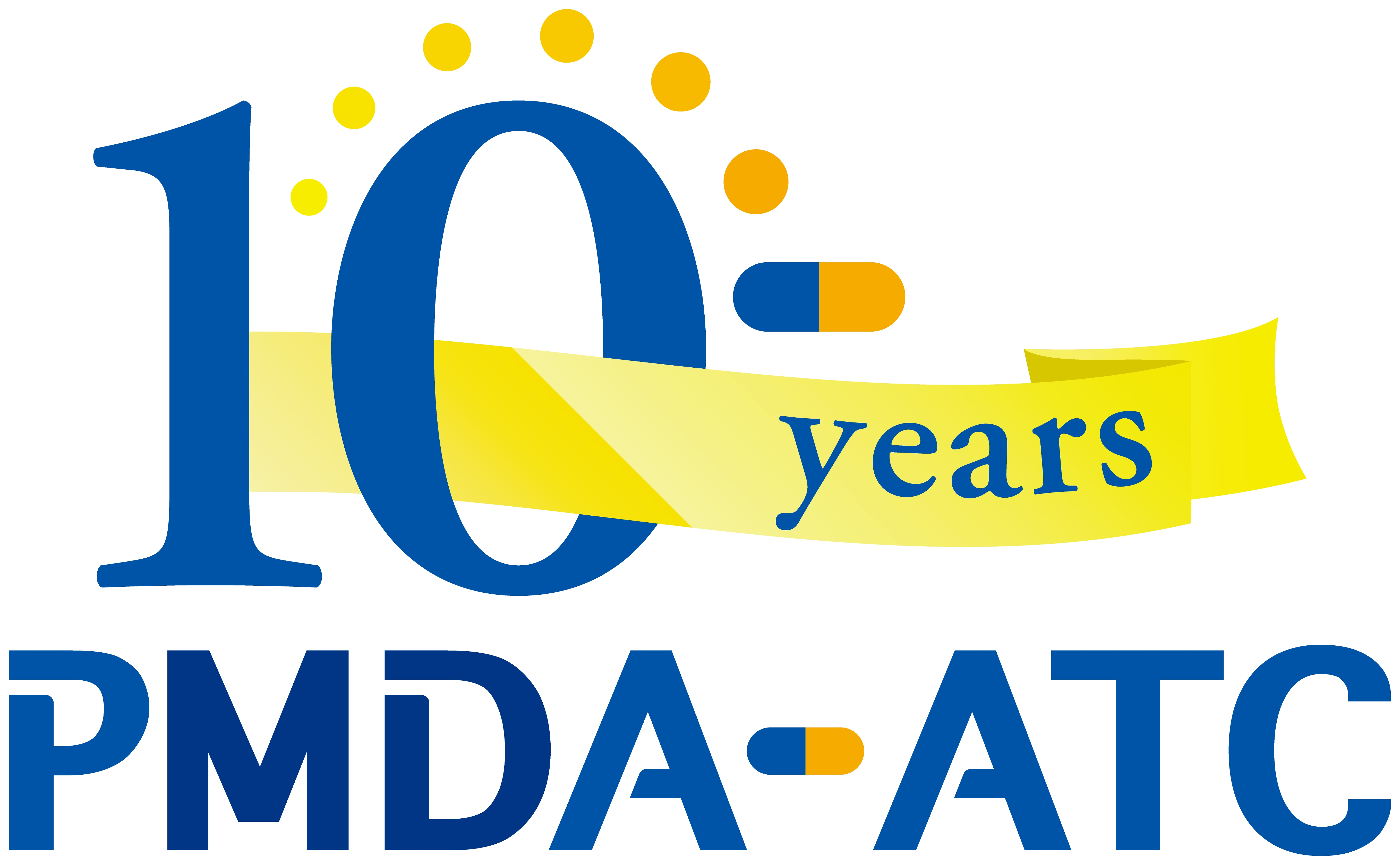 pmda-atc 10th anniversary logo