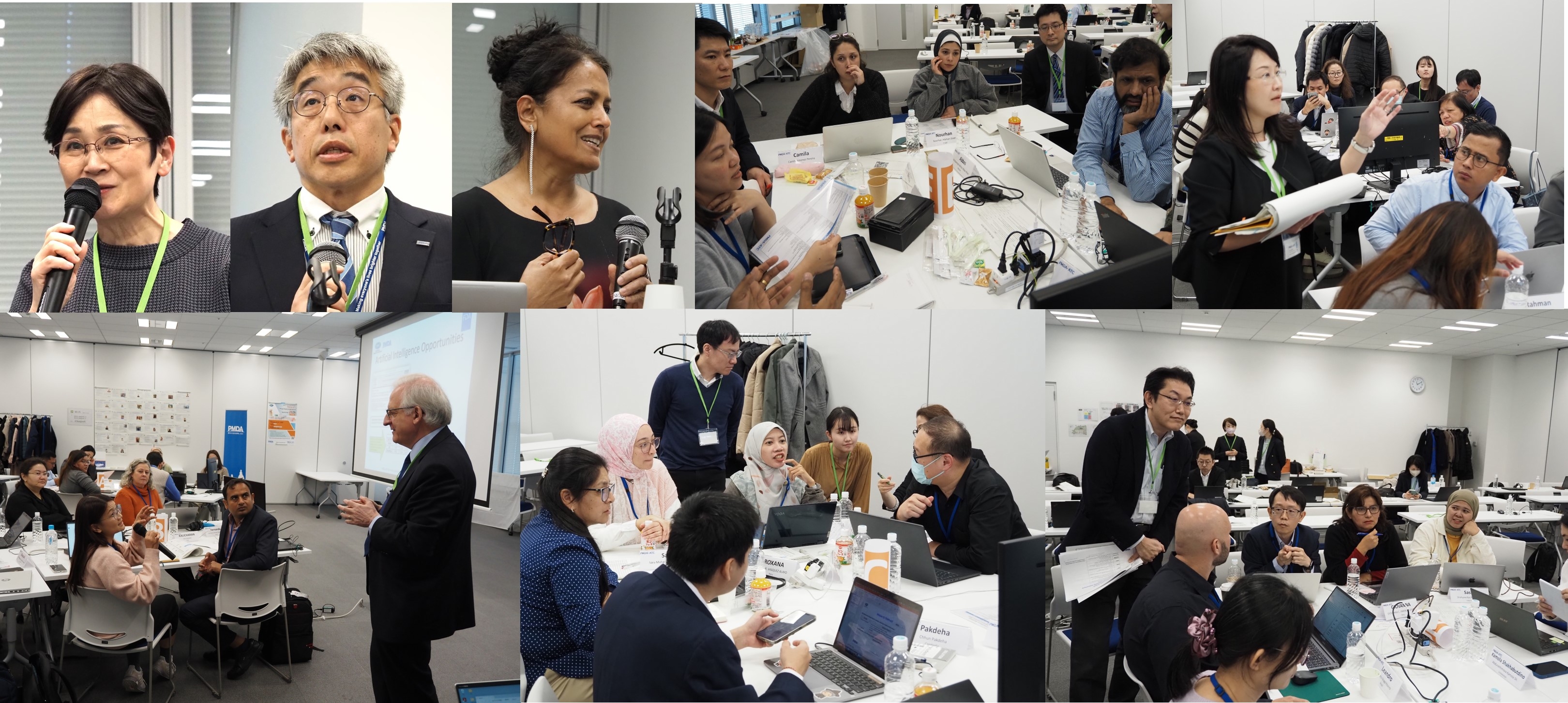 The photos during the seminar