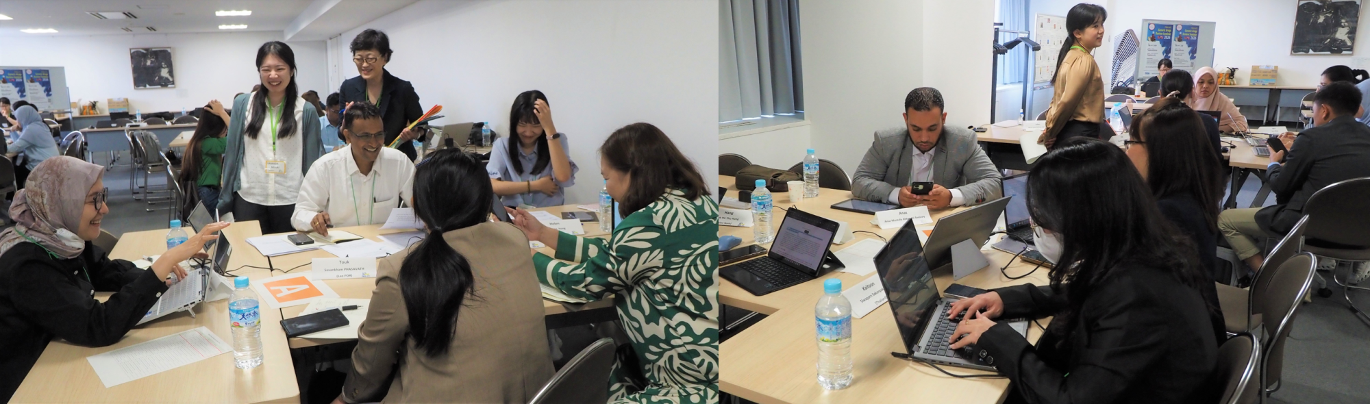 Participants worked in groups.